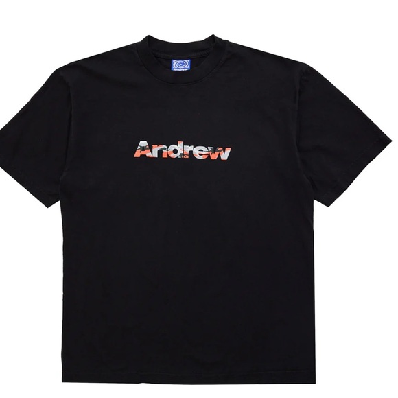 Andrew Other - Andrew Miami Camo Logo Tee Black - S